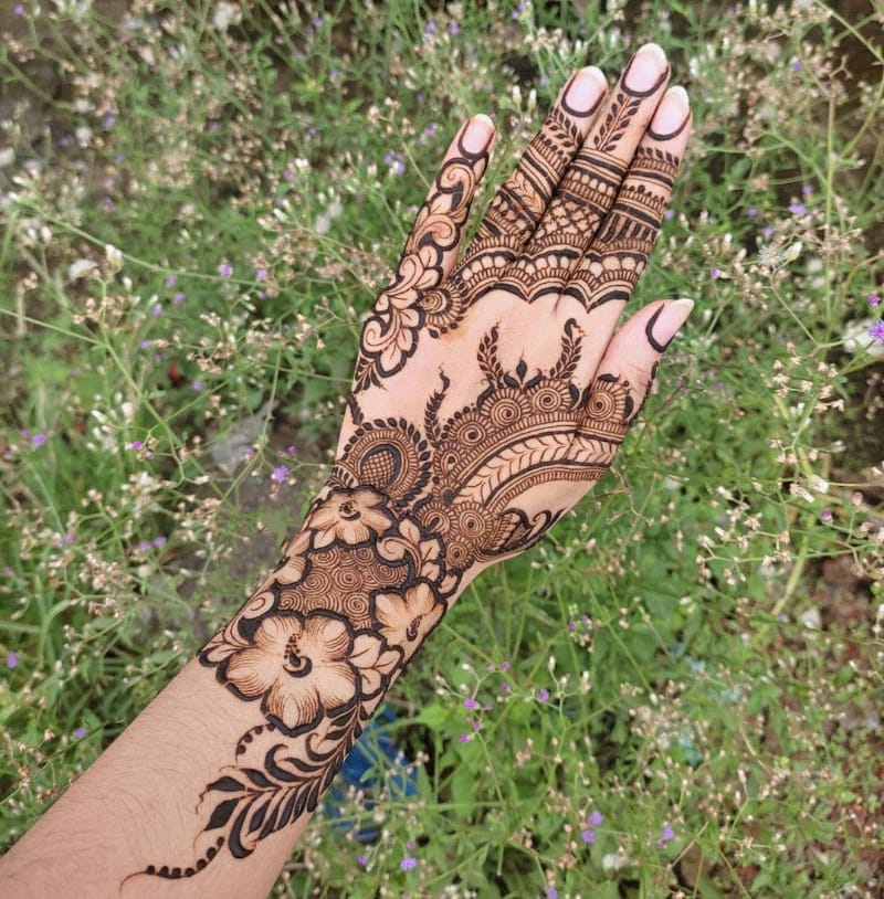 Cultural Mehndi Design
