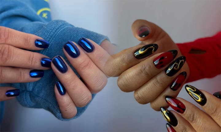 Read more about the article From Snowflakes to Sparkles: 101 Winter Nails Designs